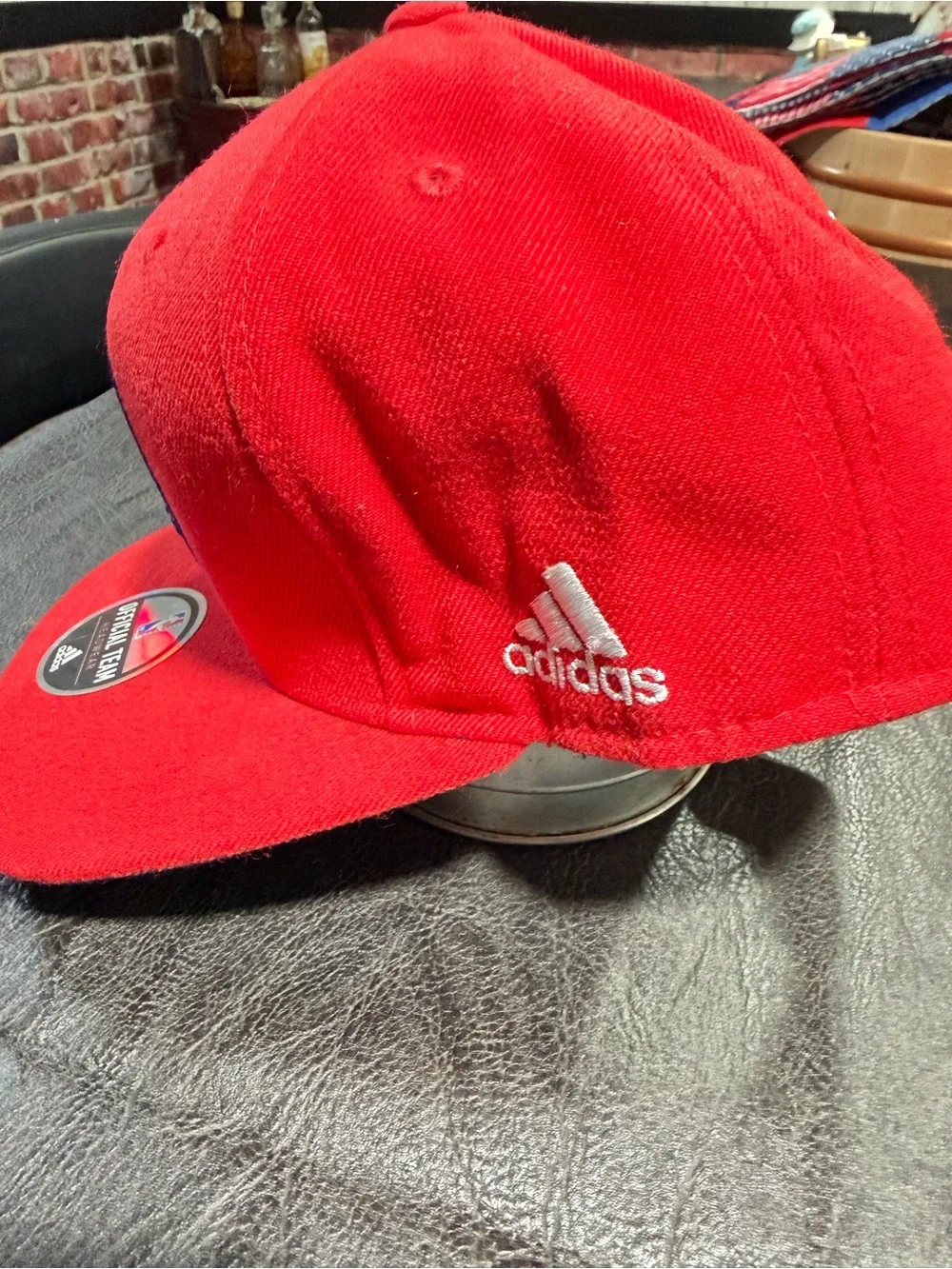adidas Red Philadelphia 76ers Basketball Snapback Hat